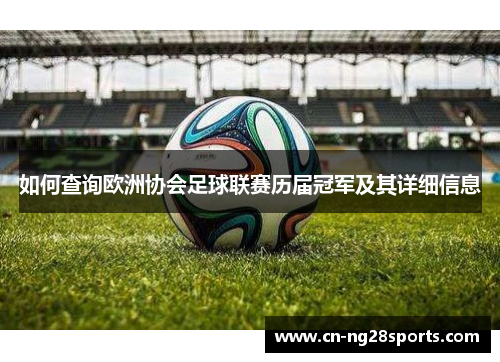 如何查询欧洲协会足球联赛历届冠军及其详细信息