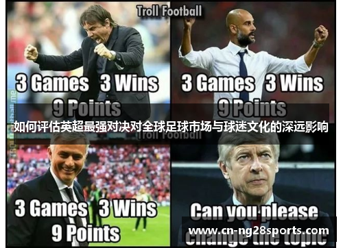 如何评估英超最强对决对全球足球市场与球迷文化的深远影响 如何评估英超最强对决对全球足球市场与球迷文化的深远影响