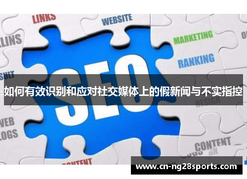 如何有效识别和应对社交媒体上的假新闻与不实指控