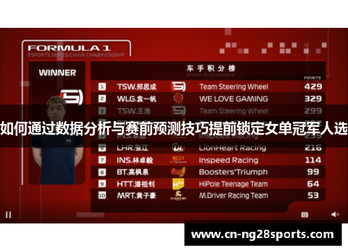 如何通过数据分析与赛前预测技巧提前锁定女单冠军人选 如何通过数据分析与赛前预测技巧提前锁定女单冠军人选